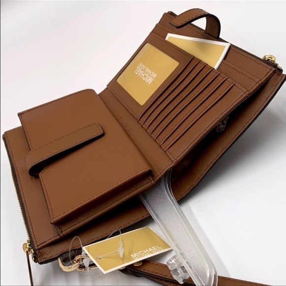 MICHAEL KORS LG XCHAIN SHOULDER TOTE & WALLET-WRISTLET-PHONE CASE 2 pieces SET - Picture 13 of 16